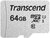 Transcend 64GB microSDXC UHS-I U1 CL10 memóriakártya