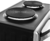Sencor SEO 3628SS Elektromos mini sütő 2 főzőlappal - Fekete/Inox