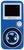 ConCorde 02-04-402 Xtreme 8 GB MP3 lejátszó - Kék