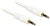 Delock 83743 3.5mm Jack (apa - apa) kábel 0.5m - Fehér