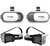 Omega OGVR3DRC 3D VR Virtuális szemüveg távirányítóval - Fekete / Fehér
