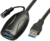 Lindy 43156 USB 3.0 hosszabbító kábel 10m - Fekete
