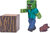 Jazwares MIN16489 Minecraft: Zombie falusi figura