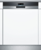 Siemens SN578S36TE Beépíthető mosogatógép - Fehér