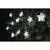 Emos ZY1974 Beltéri Karácsonyi Garland ezüst csillag LED fényfüzér 1,35m - Meleg Fehér