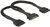 Delock 60135 SATA apa - 2x SATA anya kábel 0.25m - Fekete