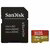 Sandisk 128GB Extreme microSDXC UHS-I CL10 memóriakártya + Adapter