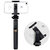 Haffner Selfie Tripod 2in1 Bluetoothos szelfi bot és állvány exponáló gombbal - Fekete