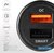 Axagon PWC-QC5 Autós 2x USB töltő: QC3.0 + 2.4A Fekete