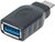 Manhattan 354646 USB 3.1-C apa - USB-A anya SuperSpeed Adapter - Fekete