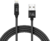 Delight 55442l-BK USB-A apa - Lightning apa LED Adat- és töltőkábel 1m - Fekete