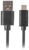 Lanberg USB 2.0-C apa - USB 2.0-A apa Adat- és töltőkábel QC 3.0 1m - Fekete