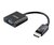 Akasa AK-CBDP04-20BK Displayport - VGA adapter Fekete