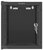 Lanberg 10" Fali rack szekrény (Üveg) 6U 280x310mm - Fekete