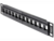 Delock 43259 10" Patch panel - 12 port