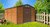 G21 GAH 1300 - 340 x 383 cm kerti ház, barna"