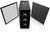 Thermaltake View 21 Tempered Glass RGB Plus Edition táp nélküli ATX számítógépház fekete