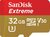 SANDISK EXTREME microSDHC 32 GB 100/60 MB/s A1 C10 V30 UHS-I U3 - GoPro