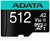 ADATA 512GB Premier Pro MICROSDXC, R/W up to 100/80 MB/s, Adapterrel