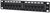 Manhattan Patch panel - CAT6 UTP árnyékolatlan patch panel, 12 portos, 10" 1U, Fekete