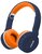 MAXELL bluetooth headset fejhallgató, BT800, Hi-RES, kék-narancssárga