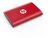 HP Külső SSD P500 250GB, USB 3.1 Type-C, Piros