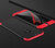 Apple iPhone 7 Plus hátlap - GKK 360 Full Protection 3in1 - Logo - fekete/piros