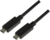 LOGILINK - USB-C 3.1 Gen2 connection cable, 0.5m, black