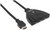 Manhattan 3-portos splitter AV HDMI 3x1 4K@60Hz teljesítmény USB