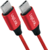 LOGILINK - USB 2.0 cable, USB-C to USB-C, red, 1m