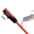 LOGILINK - USB 2.0 Cable USB-A male to USB-C (90° angled) male, red, 1m