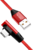 LOGILINK - USB 2.0 Cable USB-A male to USB-C (90° angled) male, red, 1m