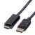 ROLINE Kábel DisplayPort - HDMI 4K M/M 5m