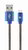 Gembird Premium jeans (denim) Type-C USB cable with metal connectors, 1m, blue