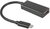 Lanberg adapter USB TYPE-C(M)-HDMI(F) 15cm Black