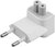 Akyga EU replacement plug AK-AD-60 Duckhead Apple MagSafe CEE 7/16 to C7 white