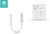Devia lightning - 3.5 mm jack adapter - Devia Smart Lightning to DC3.5 adapter - white
