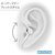 Pioneer SE-CH3T-S Hi-Res ezüst mikrofonos fülhallgató