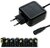 Qoltec Universal power adapter 45W | 8 plugins