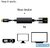 CLUB3D USB Type C - D-SUB Active 5m kábel
