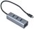 i-tec USB-C Metal 4-portos HUB 4x USB 3.0 passzív