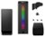 DeepCool Videókártya tartó - GH-01 A-RGB (Fekete, RGB, állítható magasság, max. terhelhetőség: 5 kg)