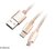 Akasa 2in1 Type-A - Micro-B - Type-C - AK-CBUB42-12GL