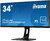 Monitor Iiyama XUB3493WQSU-B1 34", ADS-IPS, UWQHD, HDMI/DP/USB, speakers