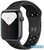 Apple Watch Nike S5 44mm GPS-es asztroszürke alumíniumtok, antracitszürke/fekete Nike sportszíjas okosóra
