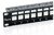 Equip Keystone Patch Panel - 769124 (24 port, Cat6, 1U, árnyékolt, fekete)