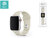 Apple Watch lyukacsos sport szíj - Devia Deluxe Series Sport Band - 42/44 mm - stone