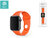 Apple Watch lyukacsos sport szíj - Devia Deluxe Series Sport Band - 42/44 mm - orange