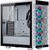 Corsair iCue 465X RGB Mid Tower ATX Smart Case, 3xLL120 RGB, White