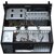 Techly Szerver ház ATX rack 19" 4U/400mm fekete